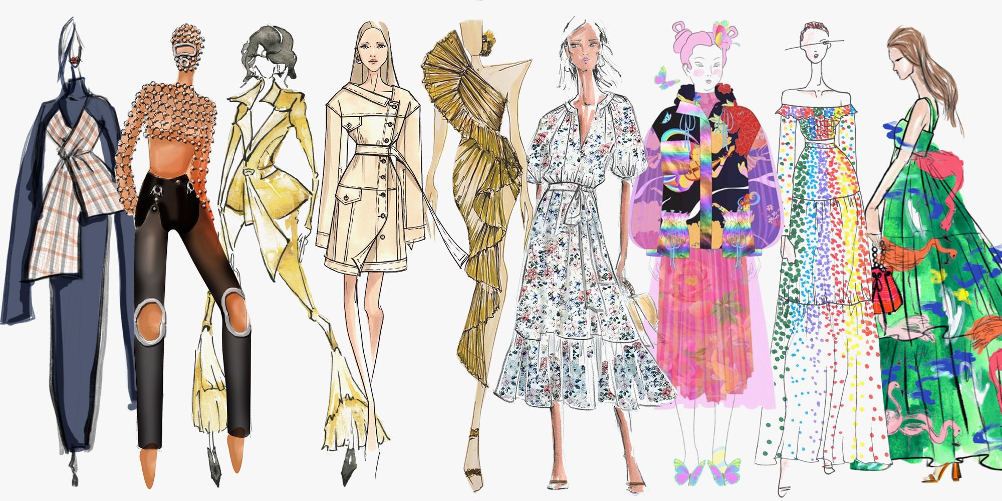 How to present fashion sketches to reach more people and get better likes –  sewingnpatterns